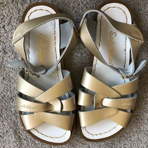 Gold Saltwater Sandals